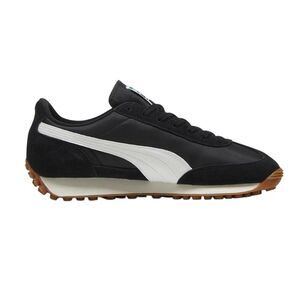 Puma Mens Easy Rider Vintage Leather Low Sneakers / Black/White